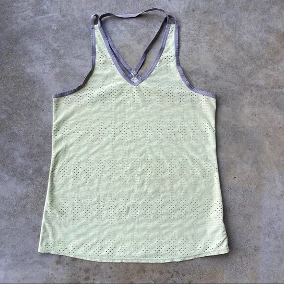 Athleta Limitless Perforated Strappy Tank Top S - Picture 1 of 6